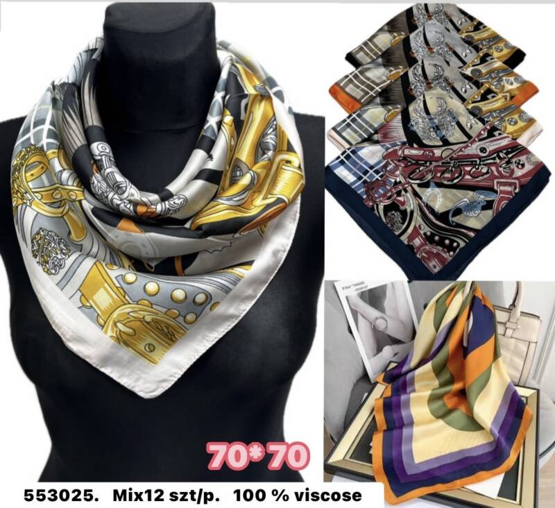 Chuska damskie Roz Standard,  Mix kolor Paczka 12 szt